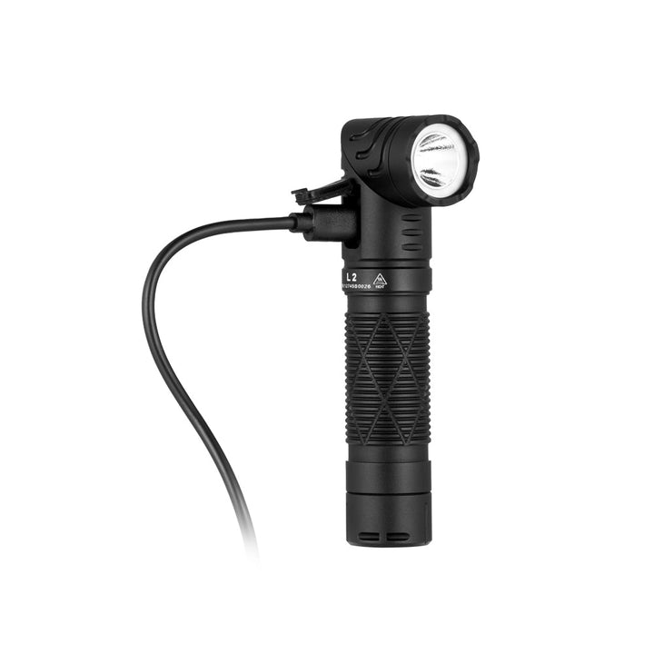 Lumintop L2 rechargeable headlamp torch – Rotatable L-Shape, 1300 lumens, waterproof design