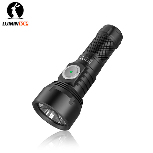 Lumintop GT Nano 3.0 thumb-sized torch with 700 lumens, 400m throw, USB-C charging & IPX8 waterproof design. 