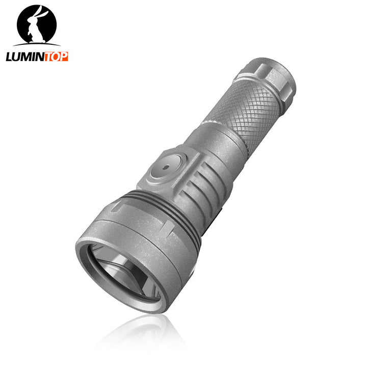 Lumintop GT Nano 3.0 thumb-sized stonewashed titanium torch