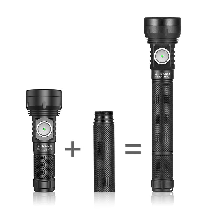 Lumintop GT nano 3.0 optional extension tube for longer runtime