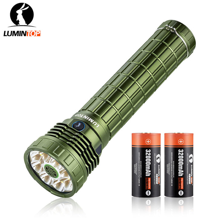 Lumintop Mach 3.0 Green- The 50,000 lumens high power fan cooling searchlight 