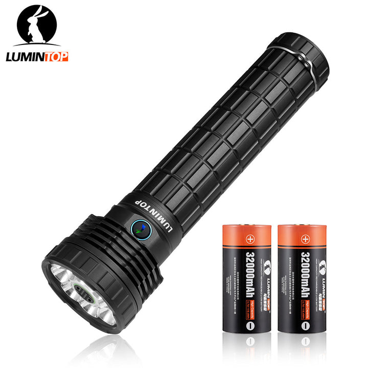 Lumintop Mach 3.0 search light with 2 pieces 46950 Li-ion rechargeable battery