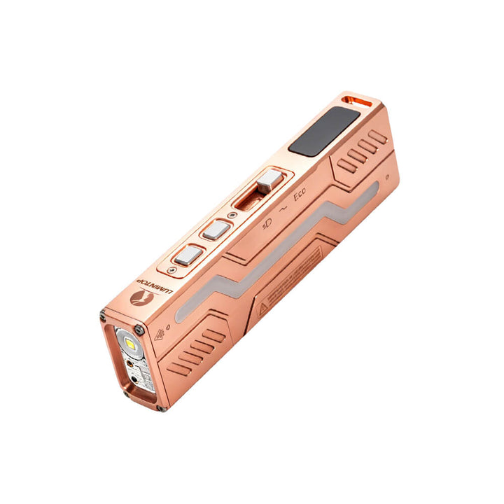 Lumintop Moonbox 3.0 Magnetic Rechargeable EDC Flashlight with RGB, UV ...