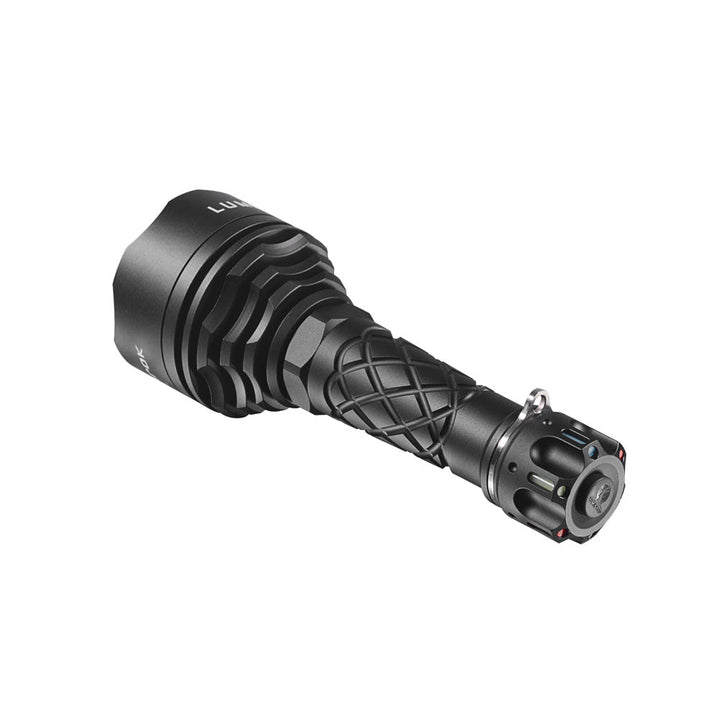 Lumintop THOR3 LEP torch with 2,500m beam range, single-hand tactical tail switch operation for long-range search and tactical use