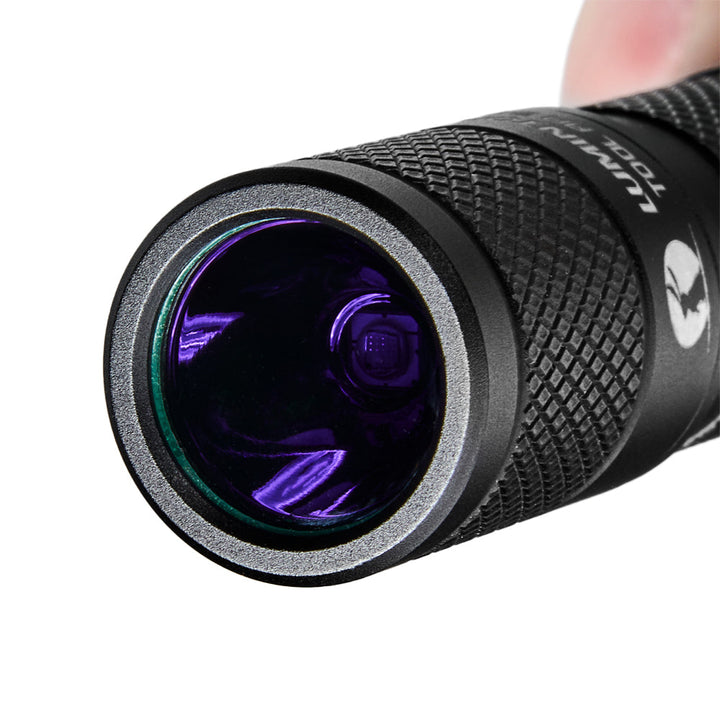 Lumintop Tool AA ZWB2 black UV filter to purify the UV light